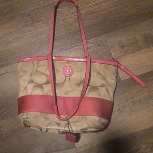 Authentic coach tote